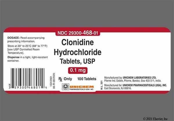 Buy Clonidine 0.1mg Online